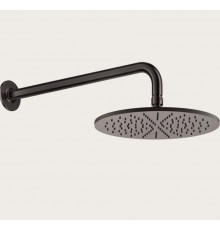 Верхний душ, Gessi, Inciso, 300*300, цвет-Black Metal Brushed PVD