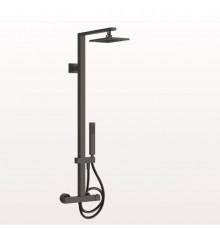 Душевая стойка, Gessi, Rettangolo, цвет-Black Metal Brushed PVD