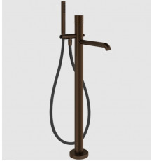 Смеситель для ванны и душа, Gessi, Habito Intreccio, напольный, цвет-Dark Bronze