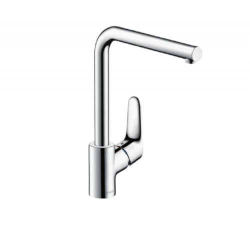 Смеситель для кухни, Hansgrohe, Focus M41, цвет-черный матовый
