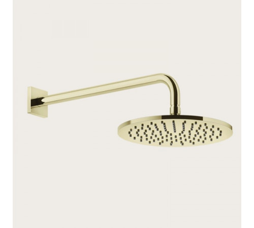 Верхний душ, Gessi, Rilievo, 250*250, цвет-Brass PVD