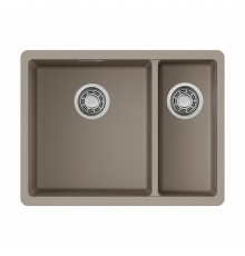 Мойка, OMOIKIRI, Kata, шгв 550*420*220, отверстия для смесителя-отсутствуют, цвет-бежевый