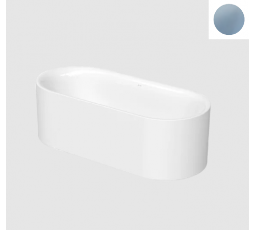 Ванна, Bette, BetteLux Oval I Silhouette, шгв 1800*800*450, цвет-Blue Satin matt