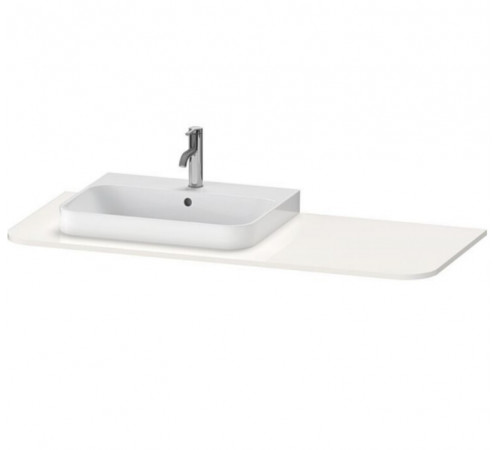Столешница, Duravit, Happy D.2 Plus, шгв 1300*550*16, цвет-белый глянцевый
