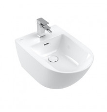Биде, Villeroy&Boch, Subway 3.0, подвесной, шгв 375*560*270, CeramicPlus, цвет-альпийский белый