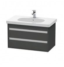 Тумба под раковину, Duravit, Ketho, шгв 800*455*480, раковина-необходимо заказать, цвет-графит матовый
