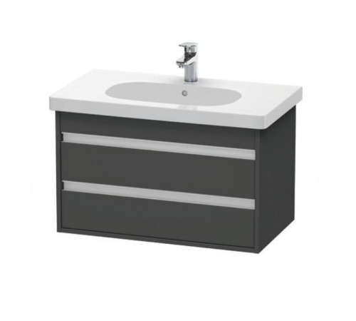 Тумба под раковину, Duravit, Ketho, шгв 800*455*480, раковина-необходимо заказать, цвет-графит матовый