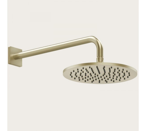 Верхний душ, Gessi, Rilievo, 250*250, цвет-Brushed Brass PVD