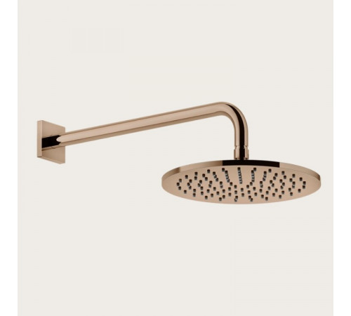 Верхний душ, Gessi, Rilievo, 250*250, цвет-Copper PVD