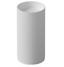 Раковина, DEA Design, Pedestal Basin, шгв 450*450*900, отверстия для смесителя-отсутствуют, цвет-белый матовый (Товар заказной, возврату не подлежит)