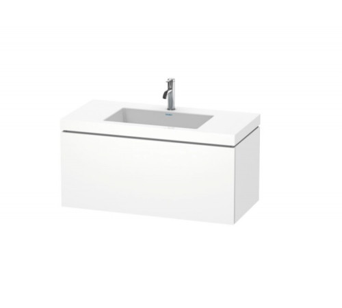 Тумба под раковину, Duravit, L-Cube, шгв 1000*480*500, раковина-в комплекте, цвет-белый матовый