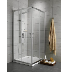 Душевая кабина, Radaway, Premium Plus D, шгв 800*1200*1900, петли-универсальные (слева или справа), хром, цвет стекл-прозрачный, Easy Clean