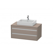 Тумба под раковину, Duravit, Ketho, шгв 1000*550*496, раковина-необходимо заказать, цвет-базальт матовый