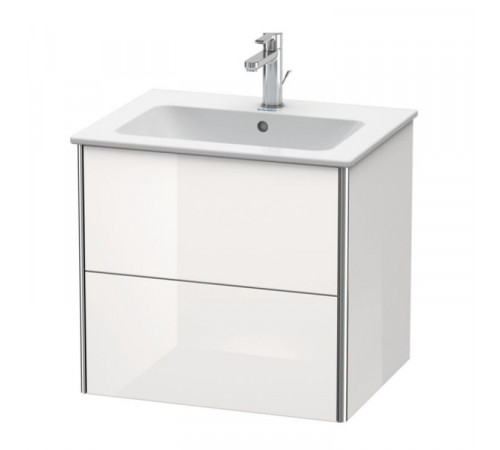 Тумба под раковину, Duravit, XSquare, шгв 610*478*560, раковина-необходимо заказать, цвет-белый глянцевый
