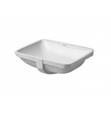 Раковина, Duravit, Starck 3, шгв 490*365*180, отверстия для смесителя-отсутствуют, WonderGliss, цвет-белый