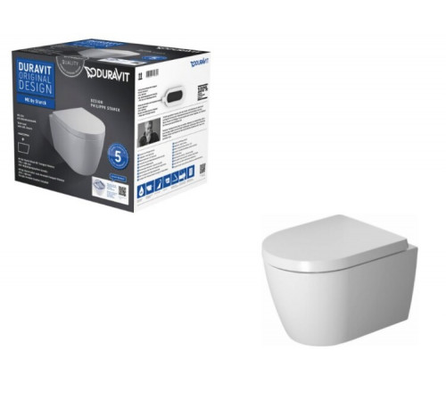 Унитаз, Duravit, ME by Starck, подвесной, шгв 370*480*350, цвет-белый