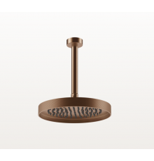 Верхний душ, Gessi, Tondo, 250*250, цвет-Copper Brushed PVD