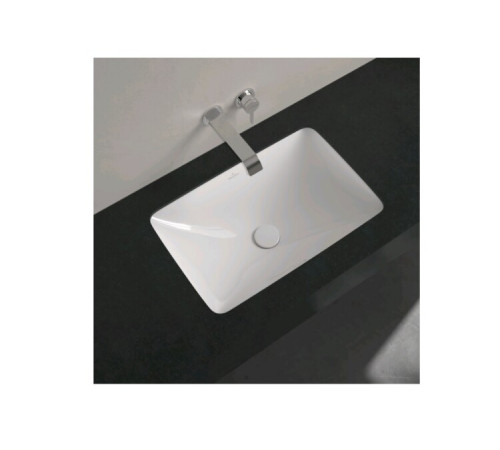 Раковина, Villeroy&Boch, Loop&Friends, шгв 540*340*190, отверстия для смесителя-отсутствуют, CeramicPlus, цвет-альпийский белый (белый Alpin)