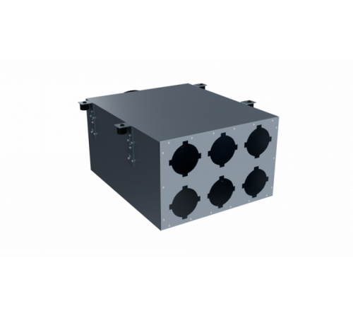 Коллектор, Flexag CMP-FLD 160/75x6, вентиляционный, D160, на 6/10 выxодов, без фланцев