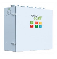 RR500V EC W Pro, Вентиляционная установка Alasca RR с роторным рекуператором + смес. узел, заслонки, датчики