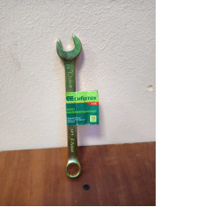 Ключ комбинированный 13 мм, жёлтый цинк Сибртех