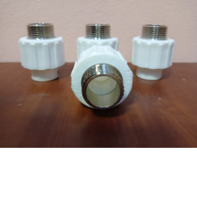 Муфта комбинированная ППР 20х3/4 НР Meer Plast