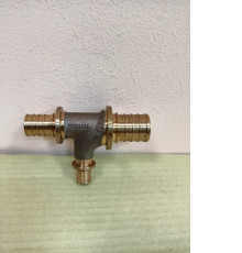 Тройник аксиальный бронзовый 32-16-25 Rehau (456397-001)