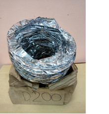 Воздуховод гибкий неизолированный 200 ( уп. 10м)