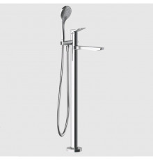 Смеситель для ванны и душа, Gessi, Rilievo, напольный, цвет-хром