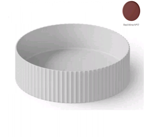 Раковина, DEA Design, Countertop basin, шгв 400*400*120, отверстия для смесителя-отсутствуют, цвет-Red Wine (Товар заказной, возврату не подлежит)