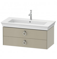 Тумба под раковину, Duravit, White Tulip, шгв 984*458*410 мм, раковина-необходимо заказать, цвет-cеро-коричневый шелковисто-матовый