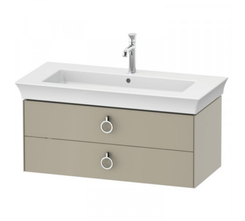 Тумба под раковину, Duravit, White Tulip, шгв 984*458*410 мм, раковина-необходимо заказать, цвет-cеро-коричневый шелковисто-матовый