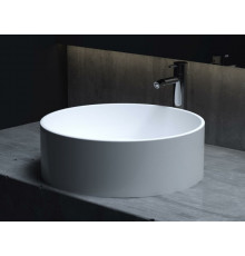 Раковина, Salini, Armonia, шгв 450*450*150, отверстия для смесителя-отсутствуют, цвет-белый матовый