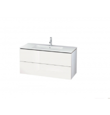 Тумба под раковину, Duravit, L-Cube, шгв 1220*481*550, раковина-необходимо заказать, цвет-белый глянцевый
