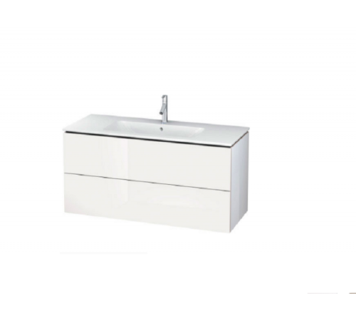 Тумба под раковину, Duravit, L-Cube, шгв 1220*481*550, раковина-необходимо заказать, цвет-белый глянцевый