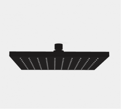 Верхний душ, Fima Carlo Frattini, Showerhead, 250*250, цвет-чёрный матовый