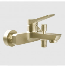 Смеситель для ванны и душа, Gessi, Rilievo, цвет-Brushed Brass PVD