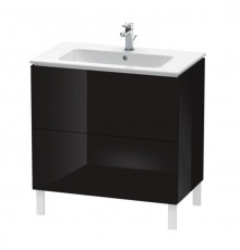 Тумба под раковину, Duravit, L-Cube, шгв 820*481*856, раковина-необходимо заказать, цвет-чёрный глянцевый