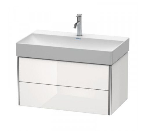 Тумба под раковину, Duravit, XSquare, шгв 784*460*397, раковина-необходимо заказать, цвет-белый глянцевый