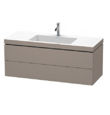 Тумба под раковину, Duravit, L-Cube, шгв 1200*480*500, раковина-в комплекте, цвет-базальт матовый