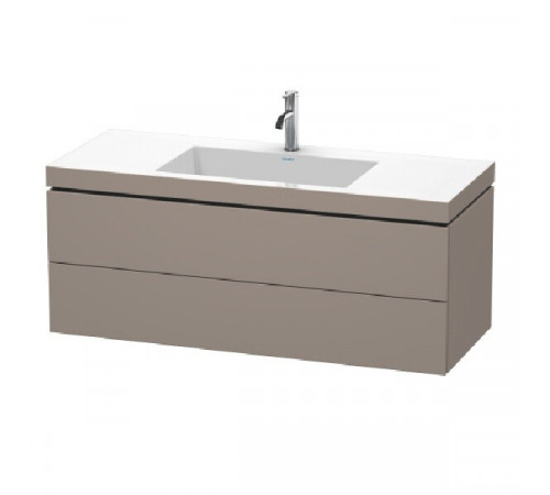Тумба под раковину, Duravit, L-Cube, шгв 1200*480*500, раковина-в комплекте, цвет-базальт матовый