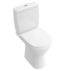 Унитаз, Villeroy&Boch, O'Novo, напольный, шгв 360*610*400, CeramicPlus, цвет-альпийский белый