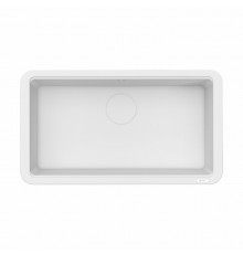 Мойка, OMOIKIRI, Tarento, шгв 838*483*254, отверстия для смесителя-отсутствуют, цвет-белый