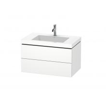 Тумба под раковину, Duravit, L-Cube, шгв 800*480*500, раковина-в комплекте, цвет-белый матовый