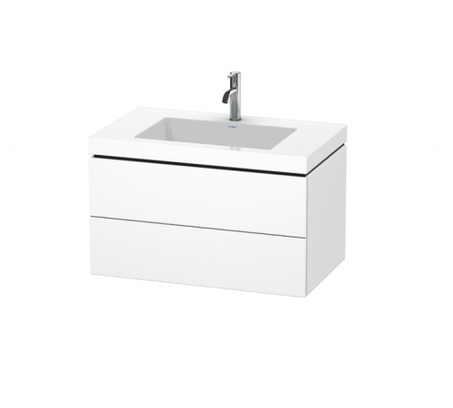 Тумба под раковину, Duravit, L-Cube, шгв 800*480*500, раковина-в комплекте, цвет-белый матовый