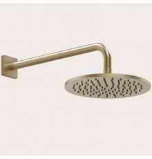 Верхний душ, Gessi, Rilievo, 250*250, цвет-Warm Bronze Brushed PVD