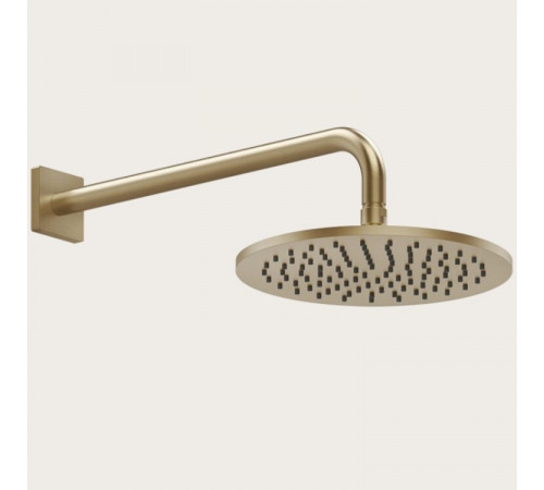 Верхний душ, Gessi, Rilievo, 250*250, цвет-Warm Bronze Brushed PVD