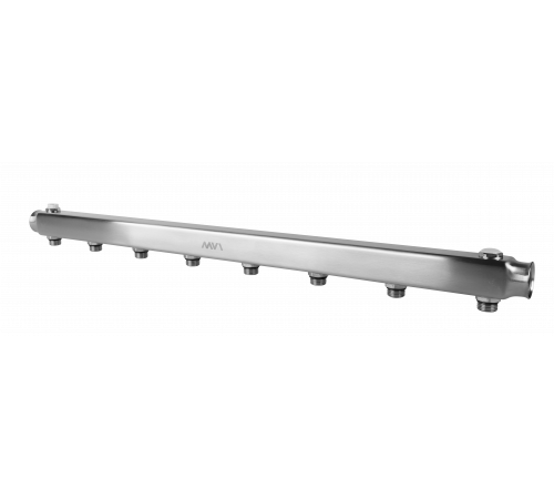 Коллектор, Premium, 1" x 1/2", 8 выходов, м/ц расстояние 100 мм