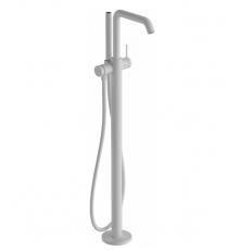 Смеситель для ванны и душа, Hansgrohe, Tecturis S, напольный, цвет-белый матовый