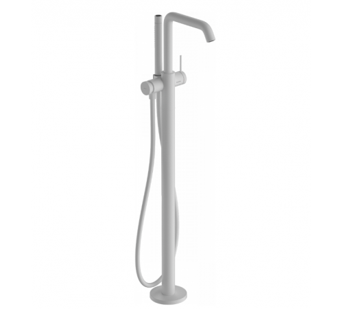 Смеситель для ванны и душа, Hansgrohe, Tecturis S, напольный, цвет-белый матовый